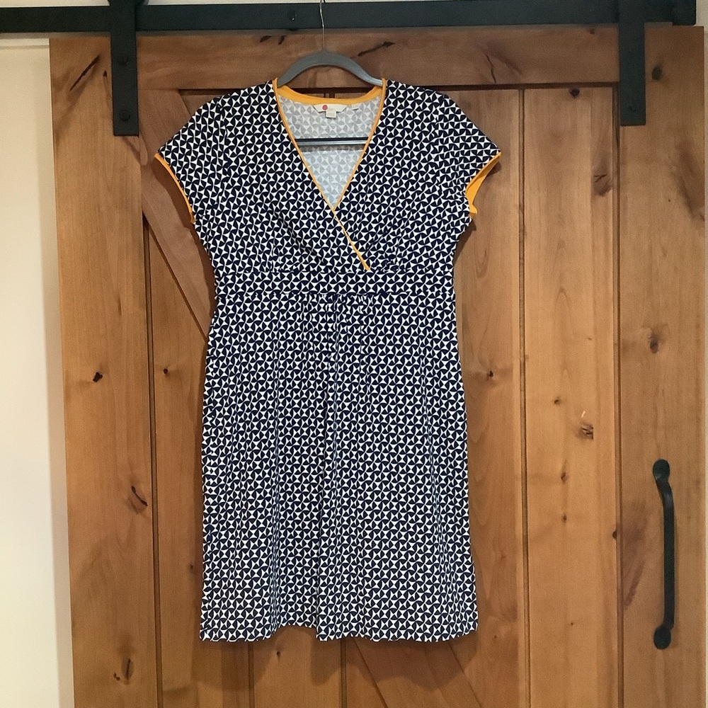 Boden geometric print dress/ casual/ Business casual/ size 10P